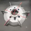 Aspa de Ventilador de Aluminio para Motor 3KW-22KW Motor Aspa de Ventilador de Alta Temperatura Aspa de Ventilador con Núcleo de Hierro Y100Y200Y160 Ventilador de Aluminio