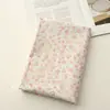 Patrón de Rayas Caladas Algodón Puro Estilo Coreano Fresco Tela Grado A para Cortinas de Madre y Bebé, Camisas y Vestidos