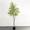 Decoración directa de fábrica para el hogar, sala de estar, simulación de rama de limón, maceta, lugar pintoresco, decoración del suelo, planta de simulación, árbol frutal