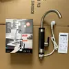 Torneira de Aço Inoxidável para Água Quente Instantânea Doméstica para Cozinha e Banheiro, Display Digital Inteligente de Temperatura Constante, Torneira de Água Quente Rápida de Três Segundos