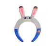 Zootopia Judy Nick Diadema Conejo Policía Zorro Dibujo Animado Diadema 3D Accesorio para Foto en Parque para Mujeres