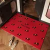 Felpudo Rojo Año del Caballo de Bucle, Resistente a las Manchas y Fácil de Mantener, Felpudo de Entrada, Felpudo Antideslizante para Puerta Principal Exterior