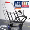 Carrinho de Mão Dobrável para Uso Doméstico, Compras, Mercearia, Entrega Expressa, Carrinho Portátil, Carrinho de Bagagem, Carrinho Pequeno com Haste de Puxar
