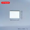 Tablero de Porcelana Blanca Cerámica Jingdezhen Temperatura Alta Rectangular Pintado Tablero de Porcelana Blanca Tablero de Porcelana Pintado con Esmalte para Colorear Estudiante