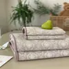 Cubrecama acolchado de algodón de doble cara estilo coreano, lavado a alta temperatura con arena, disponible para las cuatro estaciones, cubierta para tatami Kang, sábana antideslizante