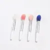 Pincel de Silicone para Lábios Transfronteiriço com Aplicador de Glitter, Pincel para Sombra com Ponta Macia, Pincel para Gloss Labial, Pincel para Máscara Labial, Pincel Mini Portátil para Batom com Cerdas Macias