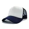 Gorra de Malla Esponjosa Logo Impreso Personalizado Multicolor Exportación Protección Solar Gorra de Béisbol Gorra Publicitaria Sombrero de Voluntario