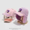 Gorra de Béisbol con Protección Auditiva para Niñas Estilo Coreano Dibujo Animado Lindo Kuromi Gorra con Visera Otoño e Invierno Nueva Gorra Cálida para Niños