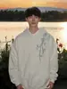Nueva Sudadera con Capucha Estilo Chino Estilo Nacional para Hombre 2024 Otoño e Invierno Nueva Chaqueta Casual Suelta Pesada Estilo Americano de Alta Gama