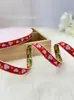 Cinta de Lazo Bordada Jacquard de Fresa Oreja de Madera de 1.5cm Hecha a Mano DIY Cinta para Embalaje de Caja de Regalo