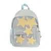 Mochila casera de estrella de cinco puntas cálida de invierno 2022, nicho japonés, ins, todo a juego, mochila escolar universitaria, mochila de secundaria