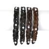Peluca de trenza de espiga horquilla diadema cabello real mujer 2023 nuevo tocado accesorios para el cabello trenzado fábrica en stock venta al por mayor