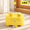 Juguete para gato, juguete multifuncional de golpear al topo, caña con plumas de arriba y abajo para gato, autoentretenido, juguete eléctrico interactivo para mascotas