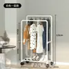Cesto de roupas sujas domésticas Cesto de roupas sujas Suporte de armazenamento multicamadas Ferro emendado Banheiro Suporte de roupa multifuncional removível