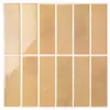 Adhesivos de Azulejo Decorativos para Colgar en la Cocina, Diseño Grueso Tridimensional Autoadhesivo, Rayas Verticales, Sencilla Renovación, Pegatinas de Renovación