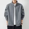2026 Chaqueta para Hombre de Primavera y Otoño Cortavientos Chaqueta Casual Top Deportivo para Hombres Cárdigan para Hombres