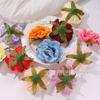 Flor de Peonía Simulada DIY Guirnalda Hecha a Mano Estilo Chino Material para Accesorios para el Cabello Material para Caja de Flores Flor Guía para Boda Flor Falsa