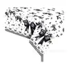 Toalha de Mesa de Aniversário Tema Laço Preto Zb366 130*220cm Estilo Gótico Escuro Descartável de PE