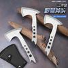 Hacha de Camping de Tres Piezas para Exterior Hacha Multifuncional Montaña Camping al Aire Libre Fuego Táctico Hacha Salvavidas