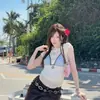 Bikini sexy para chica hot estilo japonés a cuadros para playa, aguas termales, vacaciones, traje de baño bikini de dos piezas para mujer, estilo de deseo puro, busto pequeño
