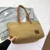 Bolsa de Lona da Moda 2026 para Mulheres, Bolsa Transversal de Ombro Grande para Outono, Bolsa Grande Casual Simples Tendência