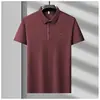 Camisa polo de manga corta al por mayor transfronteriza para hombre, camiseta transpirable con cuello de solapa, estilo casual de negocios para commuting, ropa para hombre