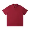 Polo de Trabajo Ligero de Algodón de 220g con Estampado de Logo Camisas Polo Publicitarias al por Mayor Camisetas de Manga Corta Personalizadas para Equipo Bordado