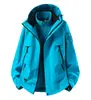 Forro de forro polar compuesto Olyron de grafeno, cremallera impermeable, insignia intercambiable, chaqueta con capucha tres en uno