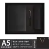 Set de Regalo de Caja con Cuaderno A5 Transfronterizo con Logo Personalizado, Cuaderno de Negocios con Patrón Diagonal, Caja de Regalo con Termo para Escuela y Empresa