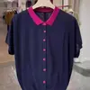 Conjunto de Ropa Súper Elegante y Moderno con Camisa de Punto de Manga Corta de Seda de Hielo, Conjunto Casual de Dos Piezas con Pantalones Harem Primavera 2026