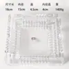 Cenicero Creativo de Cristal para Uso Doméstico, Adecuado para Sala de Estar, Hotel, Oficina; Diseño Elegante y Sencillo, Evita que las Cenizas Salgan Volando