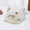 Gorra de dibujos animados coreanos de vaca y pico de pato, sombrero de sol de ala suave para primavera y otoño, gorra de pico de pato, sombrero de protección solar