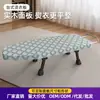 Tabla de Planchar, Mesa de Planchar de Madera Maciza, Tabla de Planchar Plegable para el Hogar, Almohadilla Pequeña de Madera Maciza para Planchar de Escritorio, Soporte para Almohadilla de Planchar