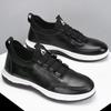 Zapatos nuevos de primavera y otoño invierno para hombre de negocios, zapatos de tablero de tendencia diarios, zapatos deportivos casuales, fabricantes de zapatos de cuero para hombre al por mayor