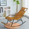 Mecedora para adultos, sillón de descanso, tumbona para todas las estaciones, estructura de acero, silla reclinable, adecuada para personas mayores, balcón, ocio y siestas de la tarde, con diseño engrosado y reforzado