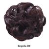 Peruca para Mulheres com Penteado Coque, Coque Flor Artificial de Seda Fosca, Rabo de Cavalo Fofo, Modelador de Coque de Cabelo Cacheado, Cabelo Cacheado Longo