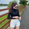 Traje de Banho Ins Coreano Feminino Duas Peças Manga Longa Proteção Solar Menina Esportivo Traje de Banho Conservador Emagrecedor Snorkel Surf Mergulho
