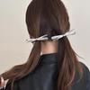 Pinza para el Cabello de Cuero con Lazo Estilo Coreano Pinza de Pato Anillo para Cola de Caballo Cuerda para el Cabello Accesorios para el Cabello