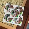 Gran Venta Tíbet Nepal Thangka Puro Pintado a Mano de Vidas Pasadas y Presentes Núcleo de Tarjeta 3.5