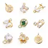 Mia Factory Venda por Atacado Joias Estilo Coreano Pingente de Zircônia Brincos Colar Pulseira Acessórios Artesanais DIY Venda Quente Transfronteiriça