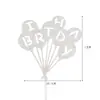 Balão de Bolo Cartão de Inserção Aniversário Inglês Aniversário de Bebê Decoração de Bolo com Balão Cartão Plug-in Fantasia Sobremesa