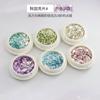 Explosiones en lentejuelas coreanas grandes, brillo para uñas y pegamento, explosión de brillo láser, brillo hexagonal, joyería para uñas