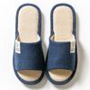 Chinelos de Linho para Primavera e Outono para Mulheres, Limpeza de Piso em Casa, Internos, Algodão e Linho, Masculinos, Antiderrapantes, Sola Macia, Todas as Estações, Piso, Atacado, Design Vazado