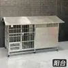Casa de Cachorro para Exterior Aço Inoxidável Canil de Cachorro de Tamanho Médio Villa para Cachorro Abrigo à Prova de Chuva Proteção Solar para Cachorro Cachorro Grande Grande 304