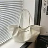 Bolsa Tote de Design Exclusivo de Alta Qualidade, Bolsa Cesta Estilo Coreano Ins, Bolsa de Ombro Retro Versátil e Estilosa