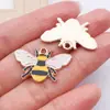 Joyas con Gotas de Aceite de Abeja Accesorios Colgante de Animales de Aleación Collar Pulsera Llavero Cadena de Teléfono Adorno Hecho a Mano