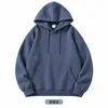 Sudadera con capucha de peso pesado súper suave Cross 420g Hombros caídos para hombre Otoño Invierno Nueva Sudadera con capucha de doble capucha Top casual holgado
