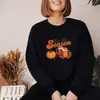Sudadera de Cuello Redondo de Comercio Exterior Transfronterizo con Estampado de Café de Calabaza, Artículo de Venta al por Mayor de la Lista de Deseos de Amazon, Producto de Temu