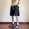 Pantalones Cortos Cargo Multibolsillos para Hombre, Nuevos de Verano 2026, Pantalones Funcionales de Estilo Americano de Moda, Pantalones Cortos Holgados de Pierna Recta hasta la Rodilla