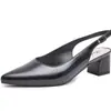 Sapatos Versáteis de Moda Retrô de Salto Alto Baixo para Mulheres, Fivela de Flor de Camélia, Salto Grosso, Bico Fino, Elegantes Sapatos Mary Jane